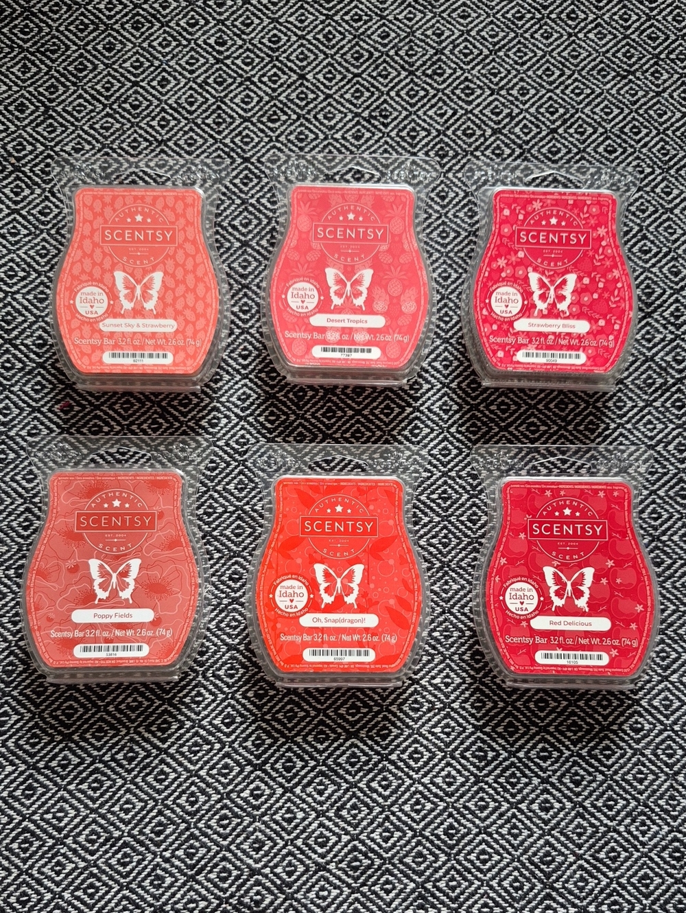 Scentsy Wax Bars - Lot Of 6 NEW